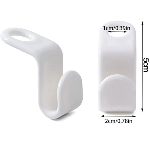 10-200PCS Clothes Hanger Connector Hooks Cascading Hanger Space Saving Organizer