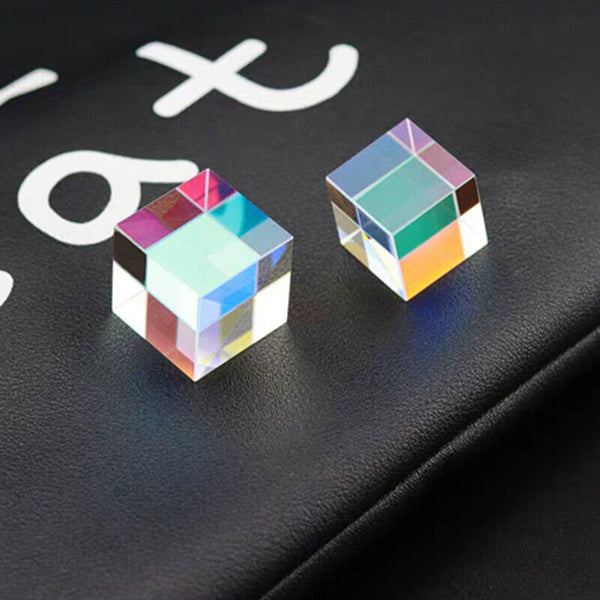 CMY Optical Glass Defective Cube Prism Cross Dichroic RGB Dispersion Six-Sided U