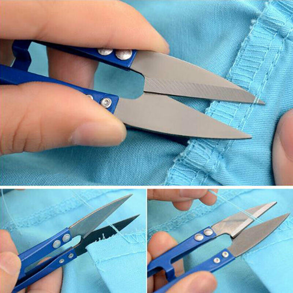4-8X Sewing Nippers Snips Beading Thread Trimming Scissors Small Cutter Clippers
