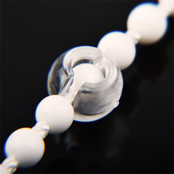50pcs Blind Control Chain Ball Stopper Roller Cord Holland Blind Clear Curtain