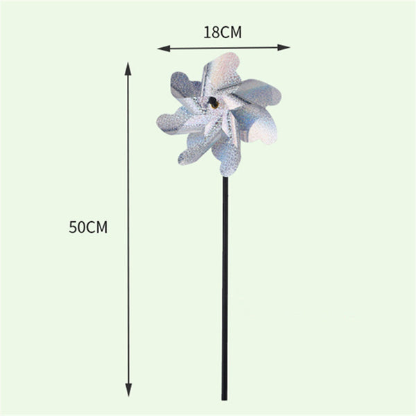 2X Anti-Birds Reflective Windmill for Garden Orchard Farm Scare Birds Away Tools