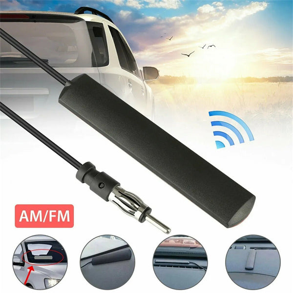 Car Radio Stereo Hidden FM AM Antenna Patch Aerial 3M For Auto SUV Vehicle Truck