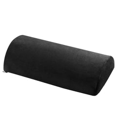 Pillow Back Support Cushion Lumbar Bolster Memory Leg Half Moon Foam Pain Relief