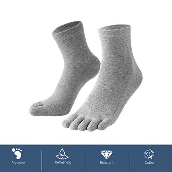 MENS toe socks Anti-Bacteria Blister Cotton Five Separated Fingers
