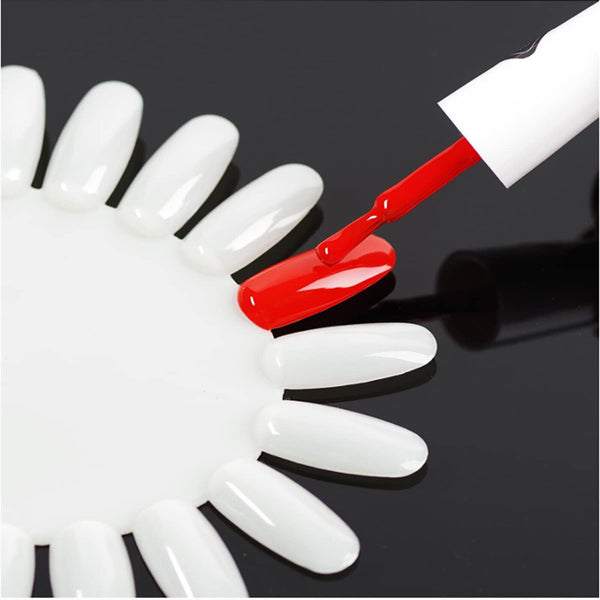 Nail Polish Color Display Wheels Chart Natural White Tips Swatch UV Gel AU