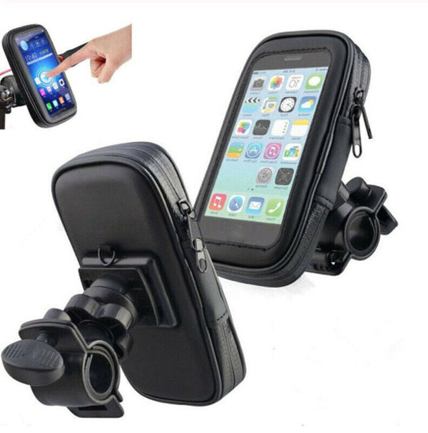 Waterproof Bicycle Bike Motorcycle Handlebar Mount Holder Case For Mobile Phone