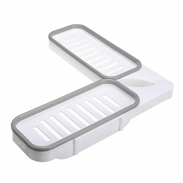 Bathroom Shower Caddy Shelf Corner Bath Storage Holder Rack Organizer Punch-free