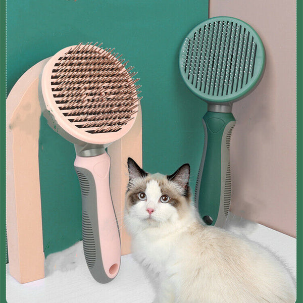 Pet Dog Cat Grooming Comb Brush Tool Gently Removes Loose Undercoat Knots Mats