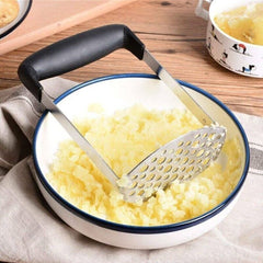 Potato Masher Vegetable Tool Stainless Steel Heat Kitchen Resistant Press Rice A