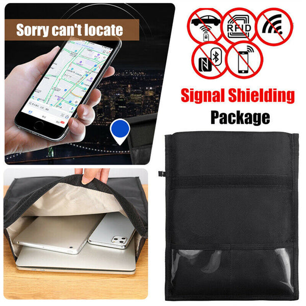 Signal Blocker Case Car Key Phone Laptop RFID Shield Blocking Pouch Faraday Bag