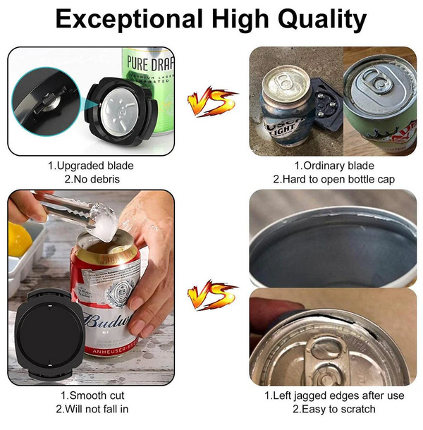 Go Swing Topless Can Opener Manual Tin Bottle Top Drafter Kitchen Gadgets Tool