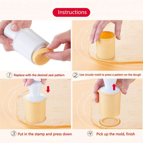 6Pcs/Set Tools Biscuit Mould With 6 Patterns Cutter Mold Cookie Stamp Christmas
