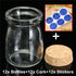 ❤️100ml GLASS BOTTLES CORK LID 100mL Wedding Party Favours Gift Spice Lolly Jars