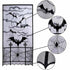 Haunted House Halloween Decoration Gothic Black Lace Spider Web Curtains Props A