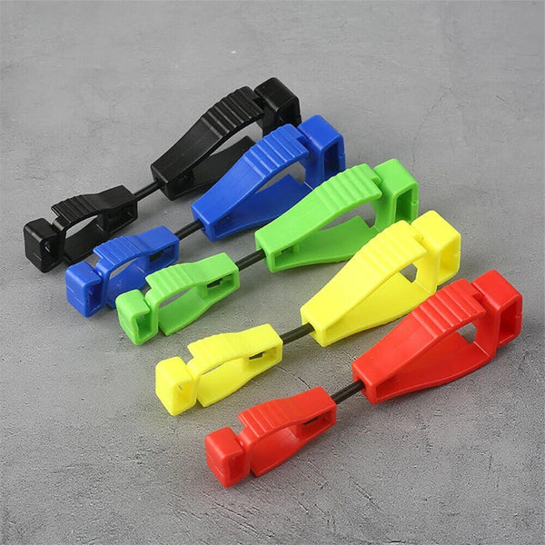 3X Gloves Clips Holder Hanger Guard Labor Work Clamp Grabber Catcher Safety Work
