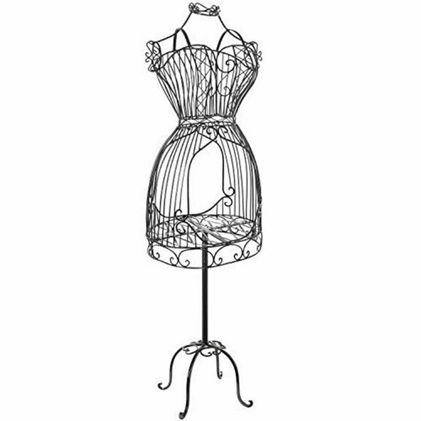 Adjustable Mannequin Metal Iron Cloth Wire Dress Boutique Wedding Holder Display