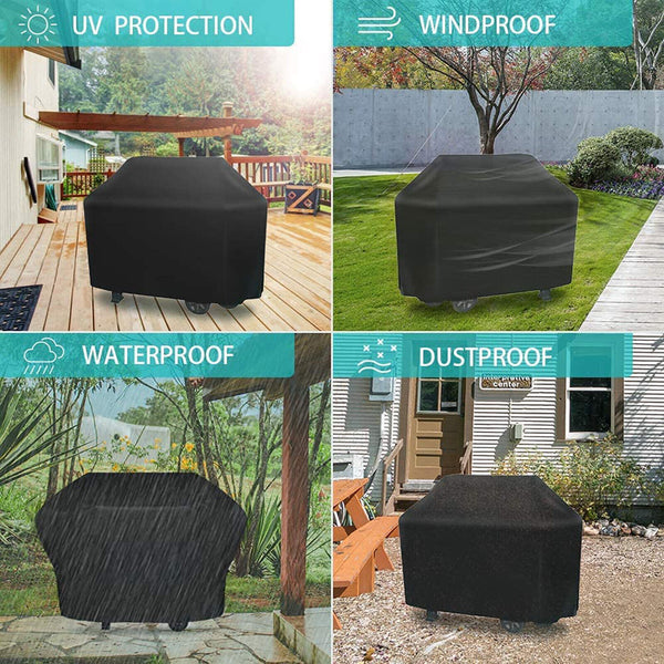 Waterproof BBQ Cover Heavy Duty Rain Gas Barbeque Smoker Grill Protector AU