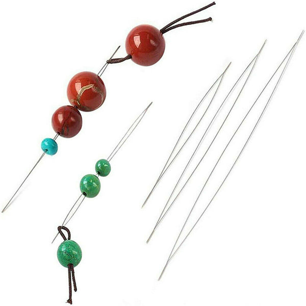 6Pcs Big Eye Beading Needles Easy Threading Tool for Bracelet Jewelry Making DIY