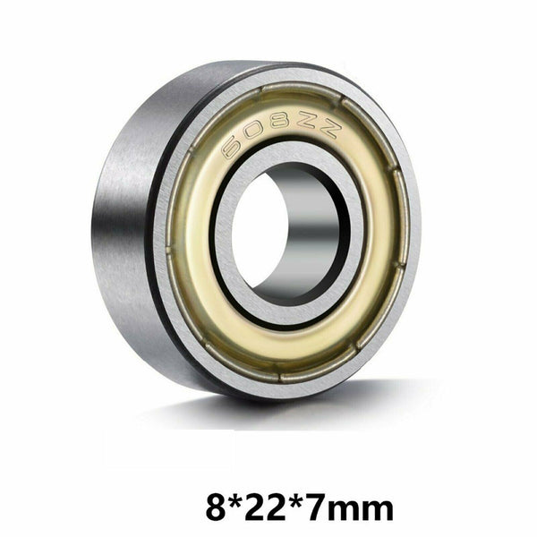 Fits 608ZZ Ball Bearing ABEC-7 For Skateboard 3D Printer RepRap Wheels