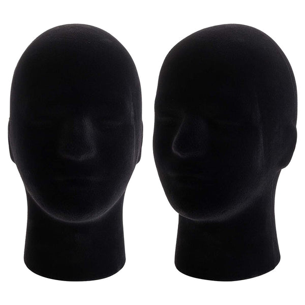 1/2/5PCS Polystyrene Styrofoam Model Head Mannequin Stand Wig Display Women Men