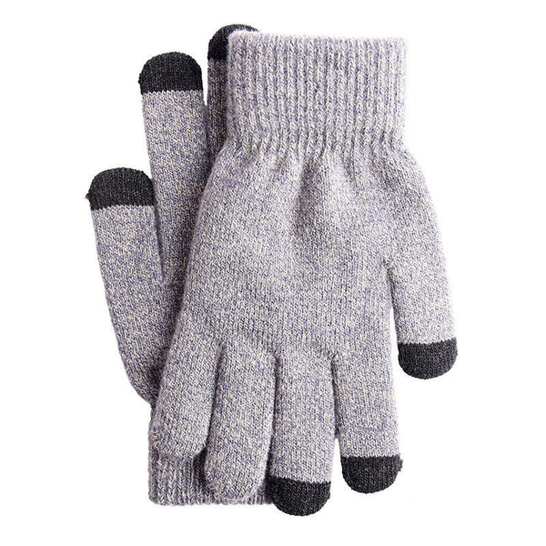 1/2pairs Women Men Warm Touch Screen Soft Wool Winter Gloves Warmer Mobile Phone