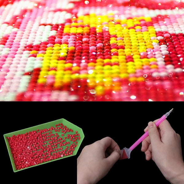 100x Embroidery Storage Box Cross Stitch Diamond Painting Glue Clay Drilling Mud