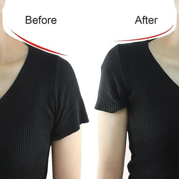 2Pcs Soft Anti-Slip Invisible Shoulder Pads Naturally Increased Silicone /Sponge