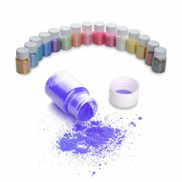 8-32x Pearl Resin Pigment Powder for Epoxy Floors Metallic Dye Ultra Mixed Color