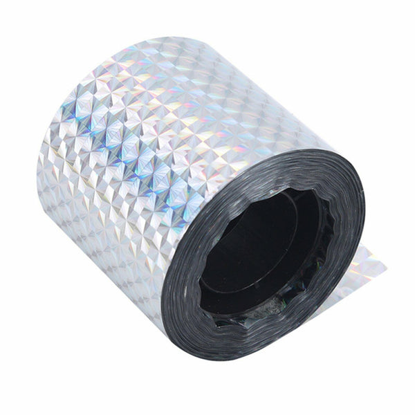 4.8cm x 110m Bird Repellent Laser Reflective Tape Garden Birds Deterrent Tapes