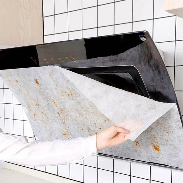 Range Hood Filter Paper Roll Oil Absorbing Segmented Kitchen Cook Cleaner