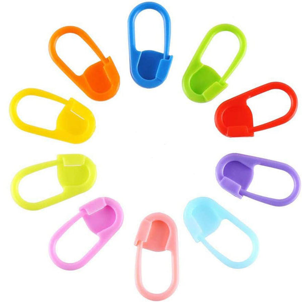 120/240Pcs Knitting Accessories Weave Crochet Locking Stitch Markers Tool AU