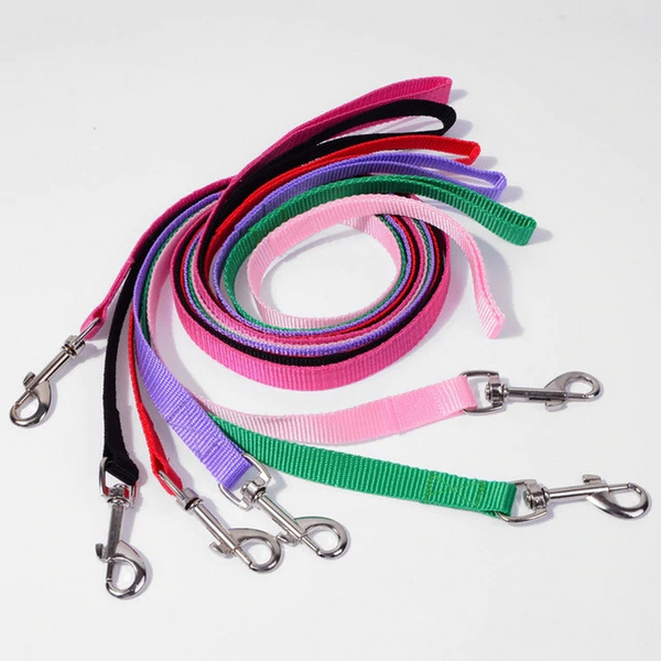 Double Dog Coupler Twin Dual Lead 2 Way Two Pet Dogs Walking Safety Leash Nylon