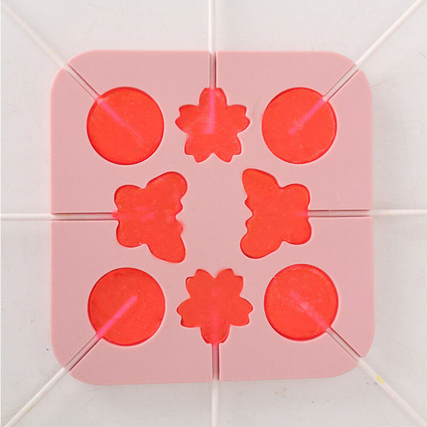 3D Mold Cookie Moulds Baking Jelly Chocolate Silicone Candy Lollipop Mold