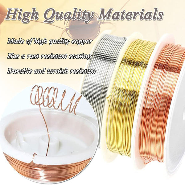 2 Rolls Beading Wire Jewelry Making Wire Handmade Craft Cord String DIY Jewelry