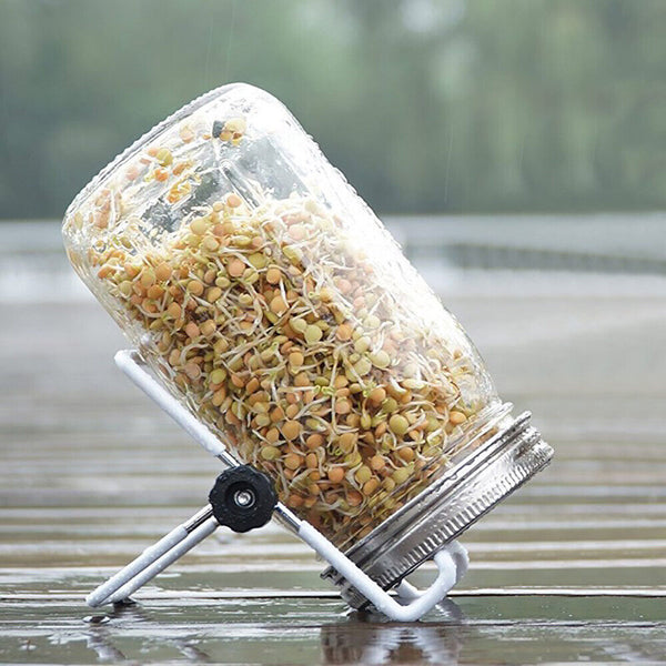 Seed Sprouting Lids Tools Strainer Screen Kits for Wide Mouth Mason Canning Jar