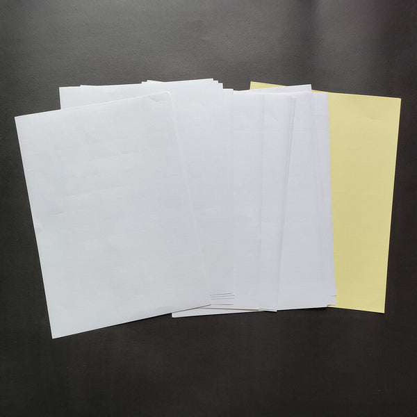 1300pcs Self Adhesive Labels Stickers White Blank School Office Tag 20 Sheets AU