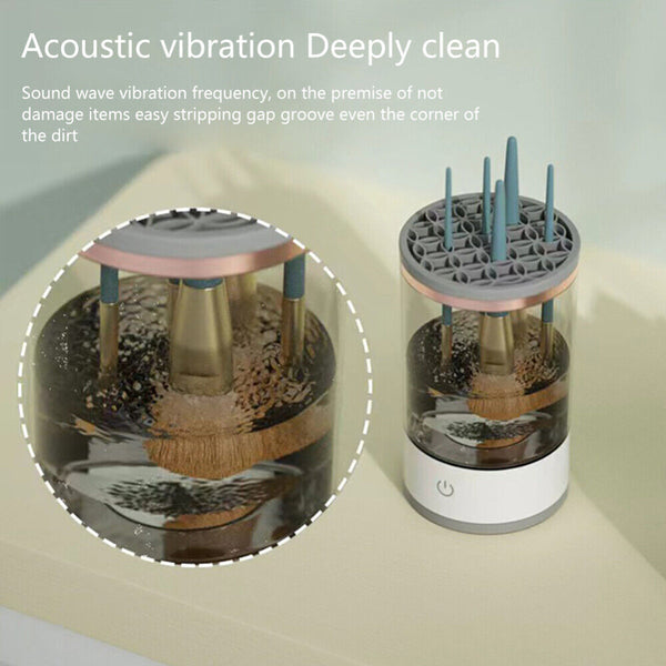 Automatic Brush Cleaner Electric Makeup Brush Cleaning Machine Fast Clean Dryer