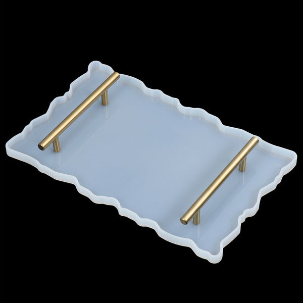 Large Safe Silicone Tray Artist Mold Irregular Coaster Resin DIY HOT Tray Mould