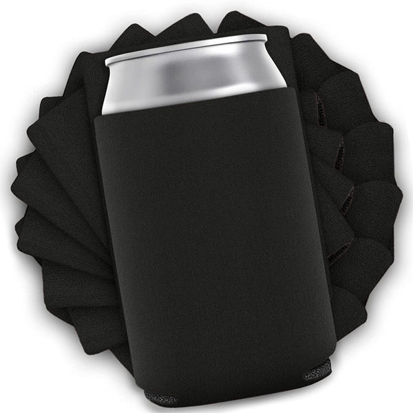 48PCS Black Blank Can Stubby Cooler Holder Sleeve Sublimation Heat Transfer AU