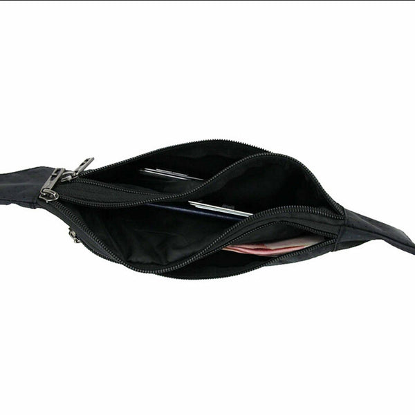 Waterproof Running Belt Bum Bag Travel Waist Bags Money Zip Pouch Sports Wallet