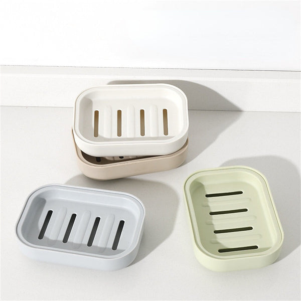 Soap Holder Dish Bathroom Shower Storage Plate Stand Box Container Case