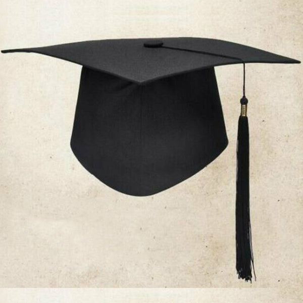 Mortarboard Graduation Hat Academic Cap Black Bachelor Master Chancellor Hat AU