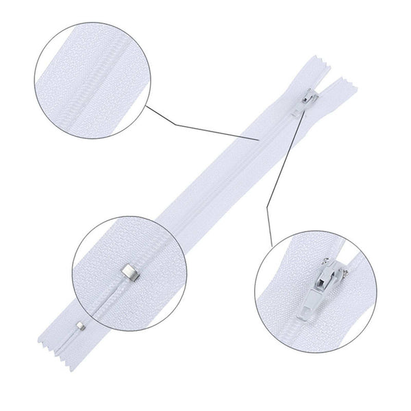 20PCS Nylon Zippers Sewing Tool Edge Puller Zip Tailor Zipper DIY 20cm Length AU