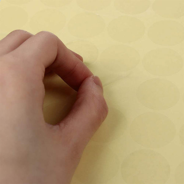 Clear Round Stickers Transparent Circle Adhesive Sticker Sticky Dot Seal Tape AU