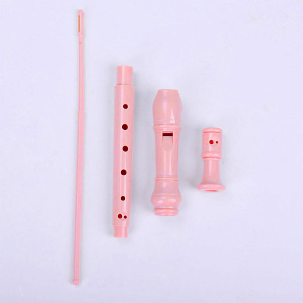 8-hole Instrument with Music Recorder Soprano Colorful Descant Cleaning Rod