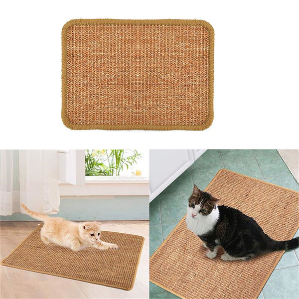 UP 10XSisal Cat Scratcher Board Scratching Mat for Climbing Tree Pad Cooling Mat