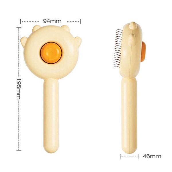 Pet Hair Cleaner Brush Needle Comb Self Cleaning Pet Grooming Comb for Cat