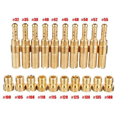 20X Carburetor Main Jet & Slow Pilot Jet Kit Set For PWK Keihin OKO CVK Type AU