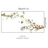 8pcs 130cm Removable Wall Stickers Birds on Tree Branch Wall Decor Decal Home
