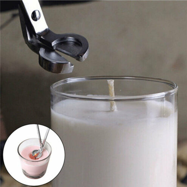 Cutting Candle Stainless Steel Oil Wick Lamps Trimmer Scissors Snuffers Tools AU